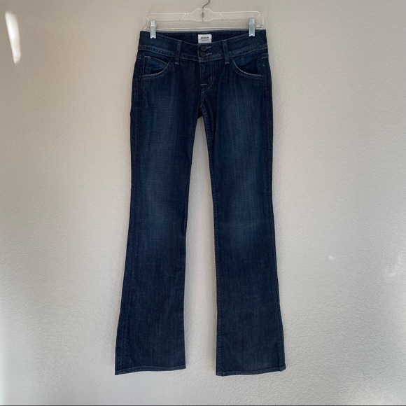 HUDSON Jeans Signature Bootcut Flap Pockets Jeans Size 26 Perfect Jeans Long - Picture 2 of 13